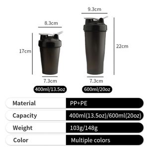 Botella Deportiva para Batidos 2026 con Impresión de Logotipo, Vaso Mezclador para Proteínas para Gimnasio - Product Image 5