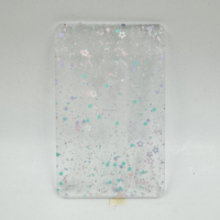 3MM Transparent Glitter Acrylique Board Candy Color Oignon Poudre Plexiglas Porte-clés Décoration DIY Guka Anime Périphérique