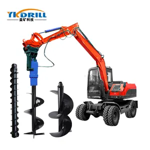 High quality ground deep post hole digger auger drill 300mm earth auger