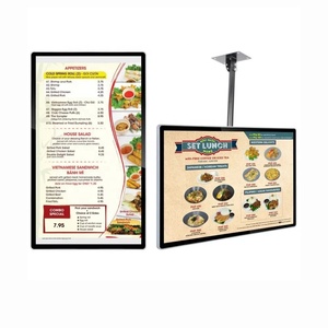 Fábrica de China, máquina de publicidad personalizada más Popular, pantalla montada en la pared, colgante Vertical para ascensor de tienda de té con leche - Product Image 3