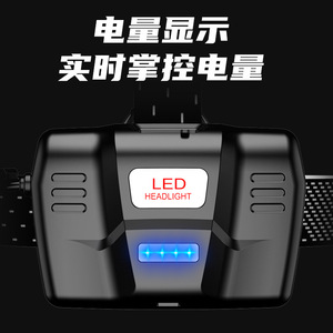 Lampe frontale X8 1 LED rechargeable 5W haute luminosité pour camping, pêche et travail en extérieur - Product Image 4