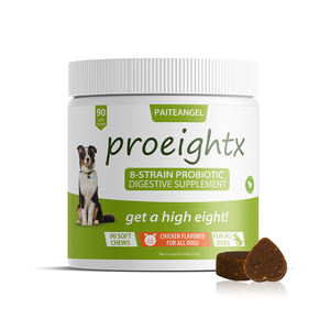 Golosinas Masticables Probióticas para Perros <span class=keywords><strong>de</strong></span> Marca Blanca, 8 Cepas, 3 Mil Millones <span class=keywords><strong>de</strong></span> UFC, Enzimas Digestivas Intestinales, Apoyo Inmunológico, Suplemento para Mascotas - Product Image 6