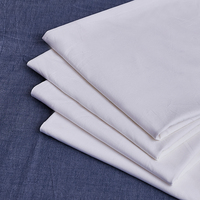 Tissu en coton polyester CVC 80/20 blanchi pour la fabrication de draps d'hôtel