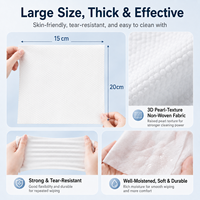 Lingettes humides antibactériennes multi-usages OEM/ODM de qualité supérieure, à pH équilibré, grandes, épaisses, douces et jetables pour la peau, la toilette, la cuisine et les jouets