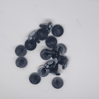 Yeux plats effet aqueux à 3 points blancs pour transfert par vis, 8mm-30mm, pour accessoires de poupées en peluche DIY Anime