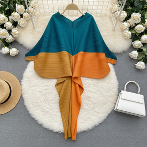 Élégante Tenue Dashiki Ankara Ample et Cintrée pour Femme, Longueur Sol, Patchwork pour Bureau et <span class=keywords><strong>Soirée</strong></span>, Printemps-Été Naturel - Product Image 1