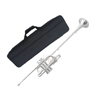 Vente en gros/OEM/<span class=keywords><strong>Prix</strong></span> d'usine B-Flat Silver-Plated <span class=keywords><strong>Trompette</strong></span> pour Band Professional & Beginner Adult Student Made - Product Image 2