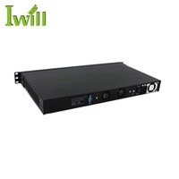 Serveur PC en rack pare-feu puissant IWILL Intel Haswell Ns-1U8L(B85) Core I3/i5/i7 avec 6/8*1000M Lans