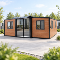 Maisons préfabriquées à assemblage rapide avec une disposition moderne, structure en acier isolée, maison modulaire pour projets de logement destinés aux développeurs