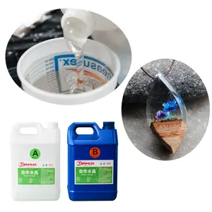 Epoxy Resin Kit Crystal Clear Epoxy Resin Low Viscosity No Bubble Self Leveling Art Resin Epoxy For Jewelry Art Craft