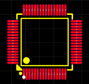 STM32F405RGT6 ไมโครคอนโทรลเลอร์ 32 บิต LQFP-64 อะนาล็อกเซมิคอนดักเตอร์ ชิ้นส่วนอิเล็กทรอนิกส์ ซีรีส์วงจรรวม คุณสมบัติ FPGA - Product Image 5