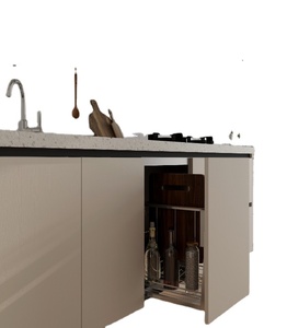 Piano di Lavoro Moderno in Acciaio Inox Kino con Lavello, Antigraffio, Spessore 50mm, Bordo Piatto, Garanzia 5 Anni per Uso in Appartamento - Product Image 6