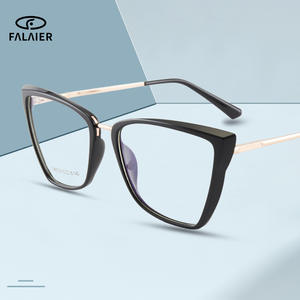 Monturas de Gafas Cat Eye FalaiEr Tr90 53-18-140 con Protección de Luz Azul, Gafas Ópticas Unisex - Product Image 2