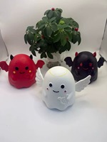 Jouet Squishies Géant Fantôme à Presser, Jouets Fidget Nouveauté Géants à Remontée Lente, Jouets Squishy Cadeau, Jouets Anti-Stress, Jouets Doux en TPR, OEM