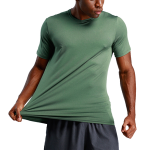 T-shirts personnalisés pour hommes pour la course en plein air, entraînement, dernier design, respirant, séchage rapide, spandex/polyester, manches courtes pour l'été - Product Image 1