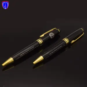 Bolígrafo personalizado de oficina de derecho, bolígrafo personalizado, promoción de regalo, bolígrafo de escritura publicitario, logotipo de impresión personalizado dorado