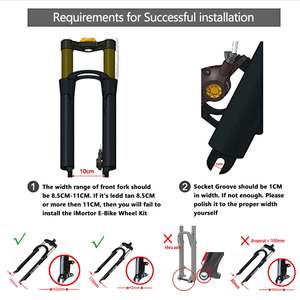 <span class=keywords><strong>Kit</strong></span> Completo de Bicicleta Eléctrica con Batería 350w <span class=keywords><strong>IMortor</strong></span>/Imotor, Motor de Rueda Delantera para Bicicleta de 26 Pulgadas, Control por Aplicación, EN STOCK EN AUSTRALIA - Product Image 6