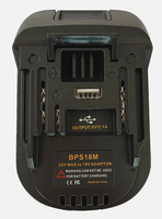 Konverter Adaptor Baterai Lithium 20V ke Baterai Lithium 18V untuk Peralatan Listrik Tanpa Kabel, Adaptor Baterai Pengganti