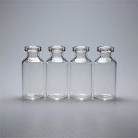 Flacons en verre borosilicate stériles ZILONG prêts à l'emploi (1ml-30ml) avec bouchon en caoutchouc, impression sérigraphique, emballage en blister