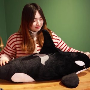 Mascotte du Musée Marin, Orca Géant, Baleine <span class=keywords><strong>Tueuse</strong></span>, Peluche en Gros, Peluche Rembourrée, Animal Marin en Peluche - Product Image 4