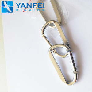 Mosquetón de Aleación de Aluminio 6061 <span class=keywords><strong>en</strong></span> Forma de <span class=keywords><strong>D</strong></span> de 8 cm (3 Pulgadas) para Actividades al Aire Libre y Promociones - Product Image 2