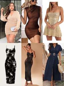 Nueva marca de ropa de <span class=keywords><strong>mujer</strong></span> Pacas Estilo Proveedor Stock al por mayor <span class=keywords><strong>Vestidos</strong></span> casuales Ropa mixta Suministro a granel <span class=keywords><strong>Vestidos</strong></span> Sshhein - Product Image 5