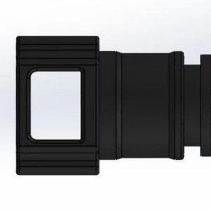 Conector Rápido para Línea de Combustible Automotriz Airship 6.30-5X3, Cabeza Recta, Plástico Negro, Montaje Estándar - Product Image 1