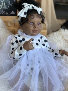 Carro de madera Arte Hombres Marcas Sorpresa Mono Miniaturas Cochecito Plato Navidad Nacimiento <span class=keywords><strong>Reborn</strong></span> Baby Doll - Product Image 5