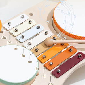Ensemble de batterie pour enfants Xylophone en bois <span class=keywords><strong>Kit</strong></span> d'instruments de <span class=keywords><strong>musique</strong></span> Ensemble de batterie pour bébé Jouets sensoriels Montessori pour les tout-petits - Product Image 6