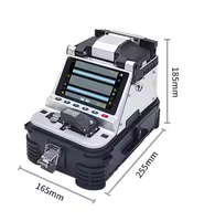 AI-20 altı motor Fusion Splicer PM VFL MM SM DS Fiber optik ekipman ekleme makinesi