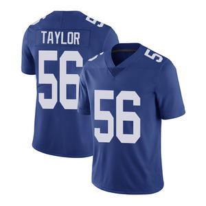 Camisetas Deportivas Bordadas y con Relieve de los New York Giants, Número 1 Nabers 56 <span class=keywords><strong>Taylor</strong></span>, al por Mayor - Product Image 3