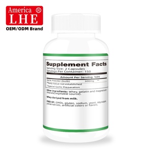 Extracto de Planta de Ajo Premium, 300 Cápsulas, Apoyo a la Salud Cardiovascular para Adultos, Suplemento para la Salud Cardiovascular - Product Image 4