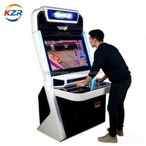 เครื่องเกมต่อสู้อาร์เคดแบบหยอดเหรียญ 2 ผู้เล่น ขนาด 32 นิ้ว สำหรับอุปกรณ์ความบันเทิงวิดีโอชกมวย - Product Image 1