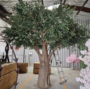 Árbol Artificial Realista Personalizado de 8, 10 y 12 Pies, Árbol de <span class=keywords><strong>Olivo</strong></span> Artificial Resistente a los Rayos UV para Decoración de Hoteles, Eventos, Jardines, Interiores y Exteriores - Product Image 4