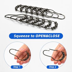 دش الحمام المعدني بسعر الجملة مع خطافات قفل آمنة - Product Image 2