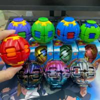 Wholesale <strong>Best</strong>-selling Plastic Spinning Top Push-ball Stress Reliever Fidget Spinner Trendy Toys Ball with 360 Rotating Motion