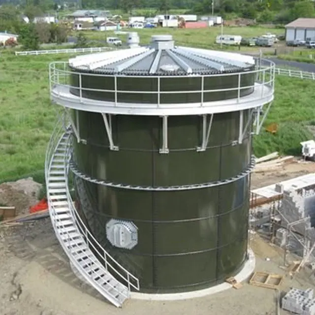 Vidro fundido ao cattel circular de aço 200 m3 tanques de armazenamento de água reservatório 15000l tanques de água para venda