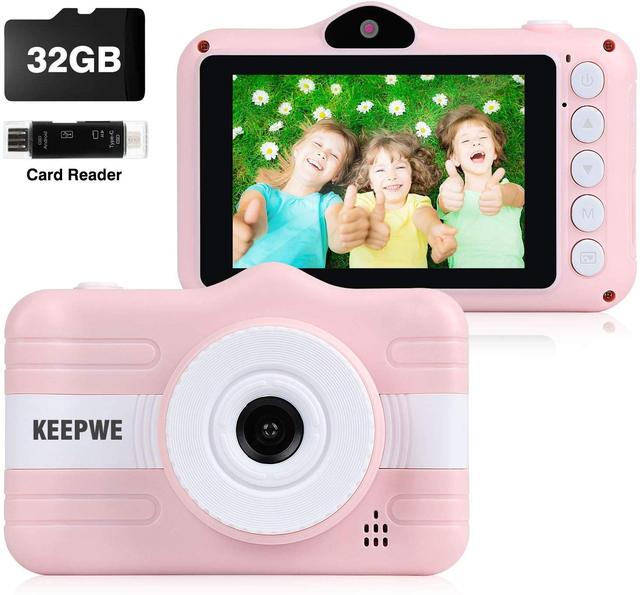 Kids Photo Camera for 5-8 Years Old Boys 1080P HD & Rechargeable Video Recorder Digital Camcorder Party Outdoor Toys