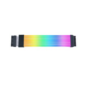 Câble d'extension d'alimentation sans fil Lian Li <span class=keywords><strong>Strimer</strong></span> 24 broches <span class=keywords><strong>RGB</strong></span> ATX pour carte mère, contrôle d'éclairage sans fil 2,4 GHz, 315 mm (12,4 po) - Product Image 3