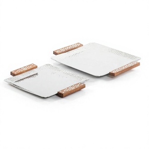Juego de dos bandejas de chocolate con forma personalizada, bandeja de chocolate de diseño clásico y elegante, nueva bandeja de chocolate. - Product Image 1