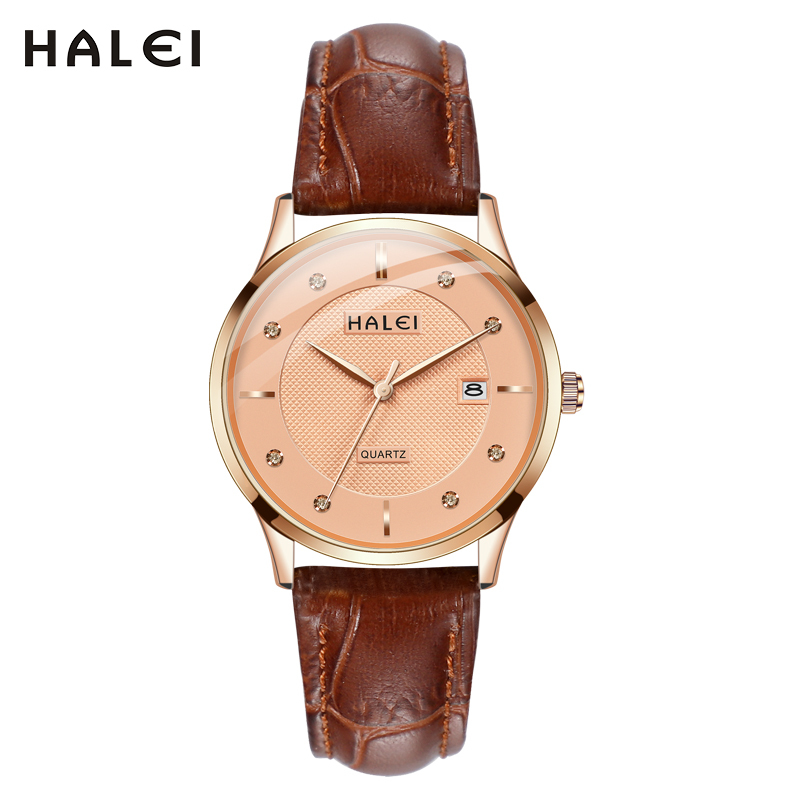 Marron et Or Rose