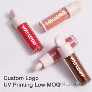 Gloss à lèvres liquide minéral à marque privée, prêt à être expédié, logo personnalisé, vente en gros, 4 couleurs, faible MOQ - Product Image 3