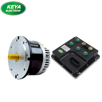 Motor Servo Brushless Keya 215mm DC48V 4000W 1500RPM IP67 dengan Encoder Internal dan Rem untuk AGV/Robotik Khusus dan Kipas