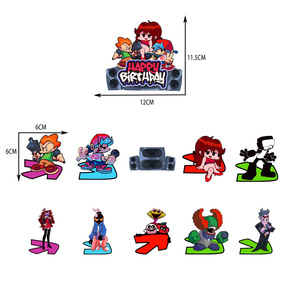 ป้ายตกแต่งงานเลี้ยงวันเกิดคืนวันศุกร์ ลูกโป่งลาเท็กซ์ ที่เสียบเค้ก อุปกรณ์จัดงานวันเกิดสำหรับเด็ก อุปกรณ์จัดงานปาร์ตี้ฟังกิ้น ลูกโป่งสำหรับงานอีเว้นท์ - Product Image 5