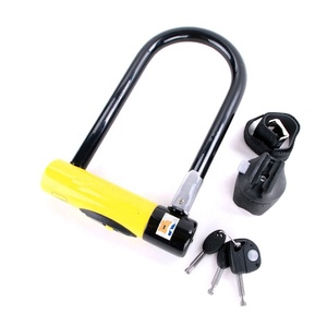 Serrure de vélo en <span class=keywords><strong>U</strong></span> <span class=keywords><strong>avec</strong></span> câble de vélo <span class=keywords><strong>u</strong></span>-lock, câble de manille de 14mm <span class=keywords><strong>avec</strong></span> support de montage pour serrures et chaînes de moto de vélo de route - Product Image 2
