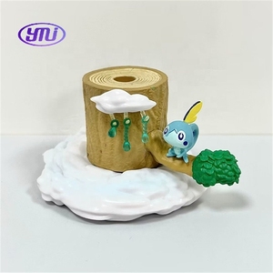 Figura de Manga de 5 estilos Poke Mons Tree Stump Forest Gengar Jigglypuff <span class=keywords><strong>Ivysaur</strong></span> Cyndaquil Charmander PVC Anime Figura Juguetes Muñeca - Product Image 4