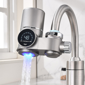 Nouveau purificateur d'eau intelligent pour robinet domestique avec écran UV, pour eau potable directe, anti-calcaire et élimination du chlore, filtre à eau pour évier de cuisine - Product Image 1