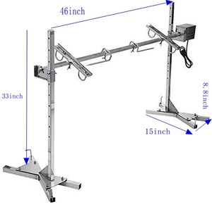 Kit <span class=keywords><strong>girarrosto</strong></span> <span class=keywords><strong>per</strong></span> spiedo <span class=keywords><strong>per</strong></span> barbecue spiedino e forchette arrosto/Set <span class=keywords><strong>per</strong></span> barbecue arrosto <span class=keywords><strong>girarrosto</strong></span> <span class=keywords><strong>per</strong></span> spiedo - Product Image 2