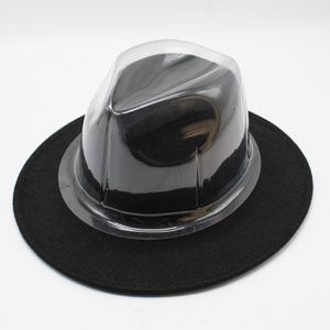 <span class=keywords><strong>Enan</strong></span>-P001 PVC Kunststoff Hart Flat Top Transparent Fedora Hut Protector, Halter für Fedora Hüte Halter - Product Image 5