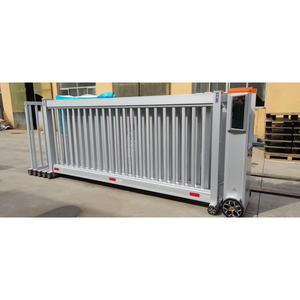 <span class=keywords><strong>Portail</strong></span> Coulissant Sectionnel Électrique Automatique Résidentiel et Industriel, Conception Anti-Vol et de Sécurité, Design Moderne, Finition Poudrée, pour Villa, École, Parc - Product Image 3